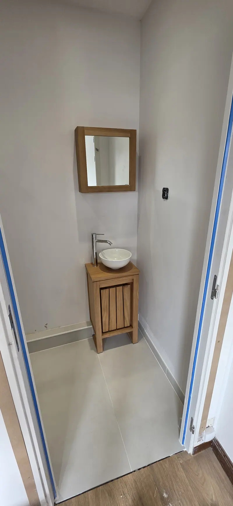 WC avec lave-mains (Extension et aménagement intérieur, Eaubonne)