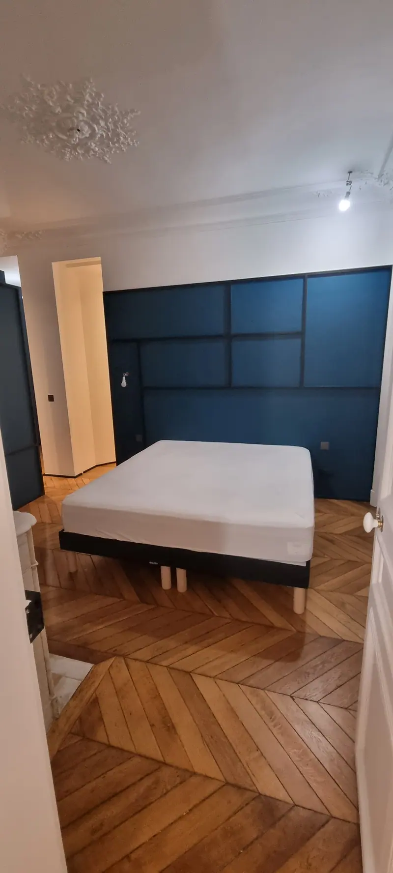 La chambre (Rénovation d’un appartement ancien, Paris)