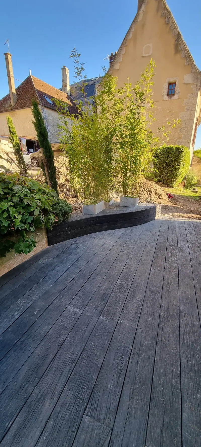 Les lames composites (Terrasse en bois composite, Normandie)